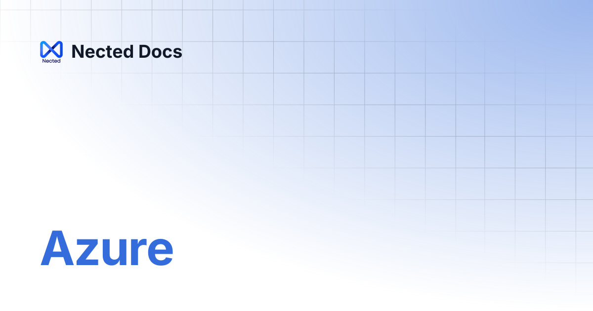 Azure | Nected Docs